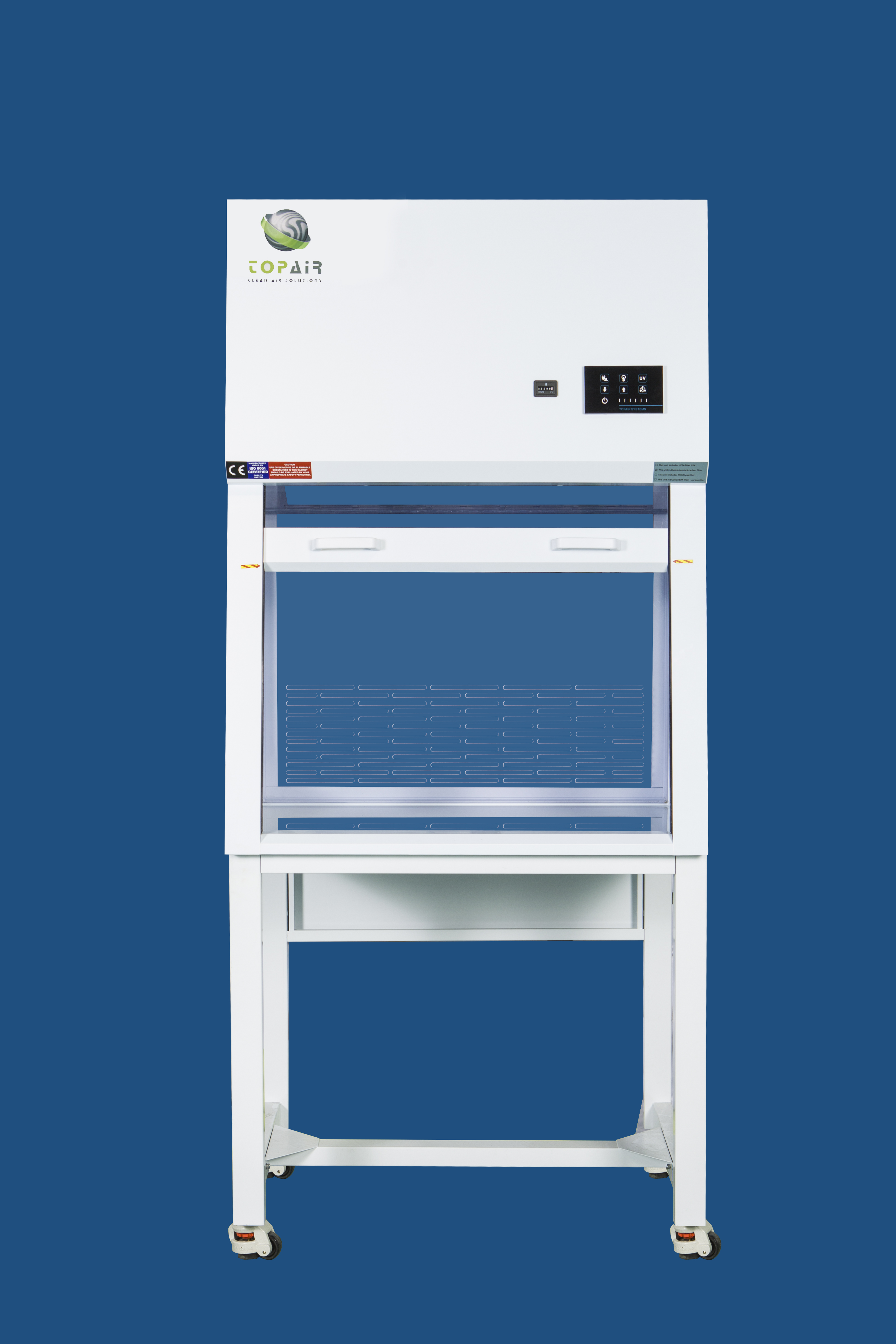 » Educational Ductless Fume Hood with AllRound Clear Glass TOPAIR